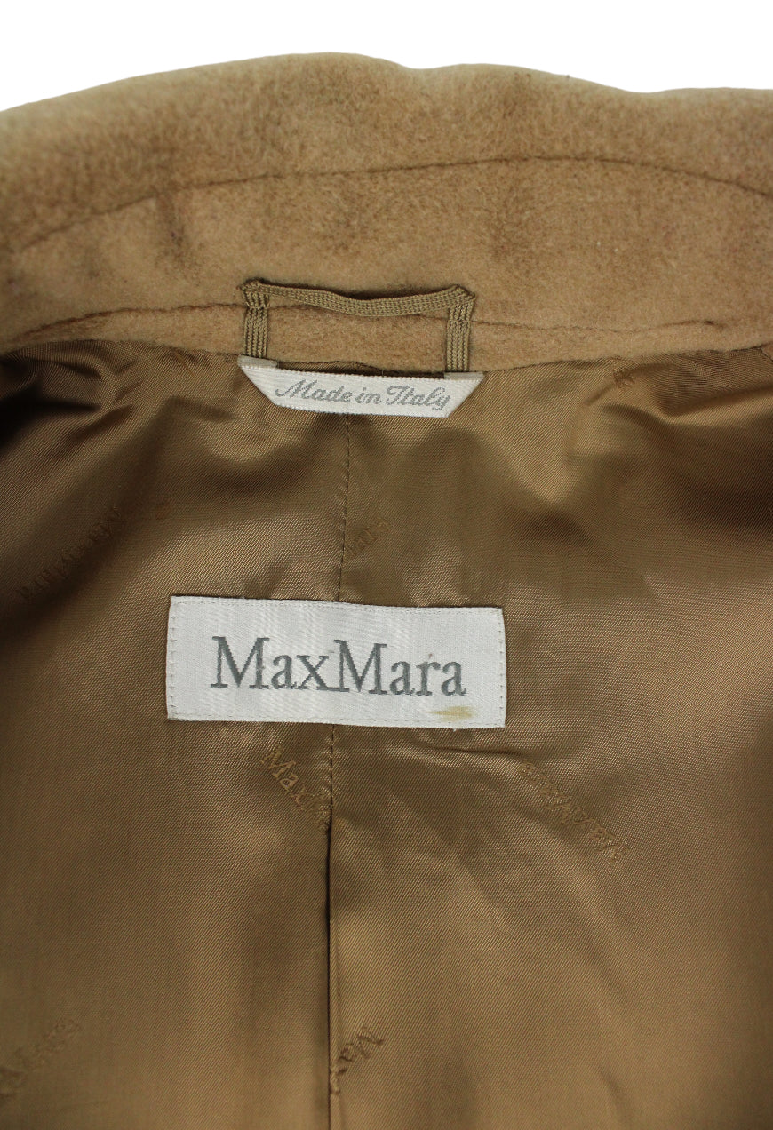 Max Mara Cappotto icon corto cammello in lana e cashmere -