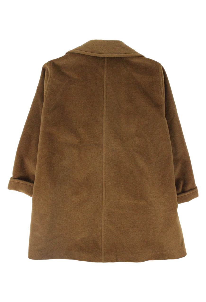 Max Mara Cappotto corto caramello in lana - cappotto