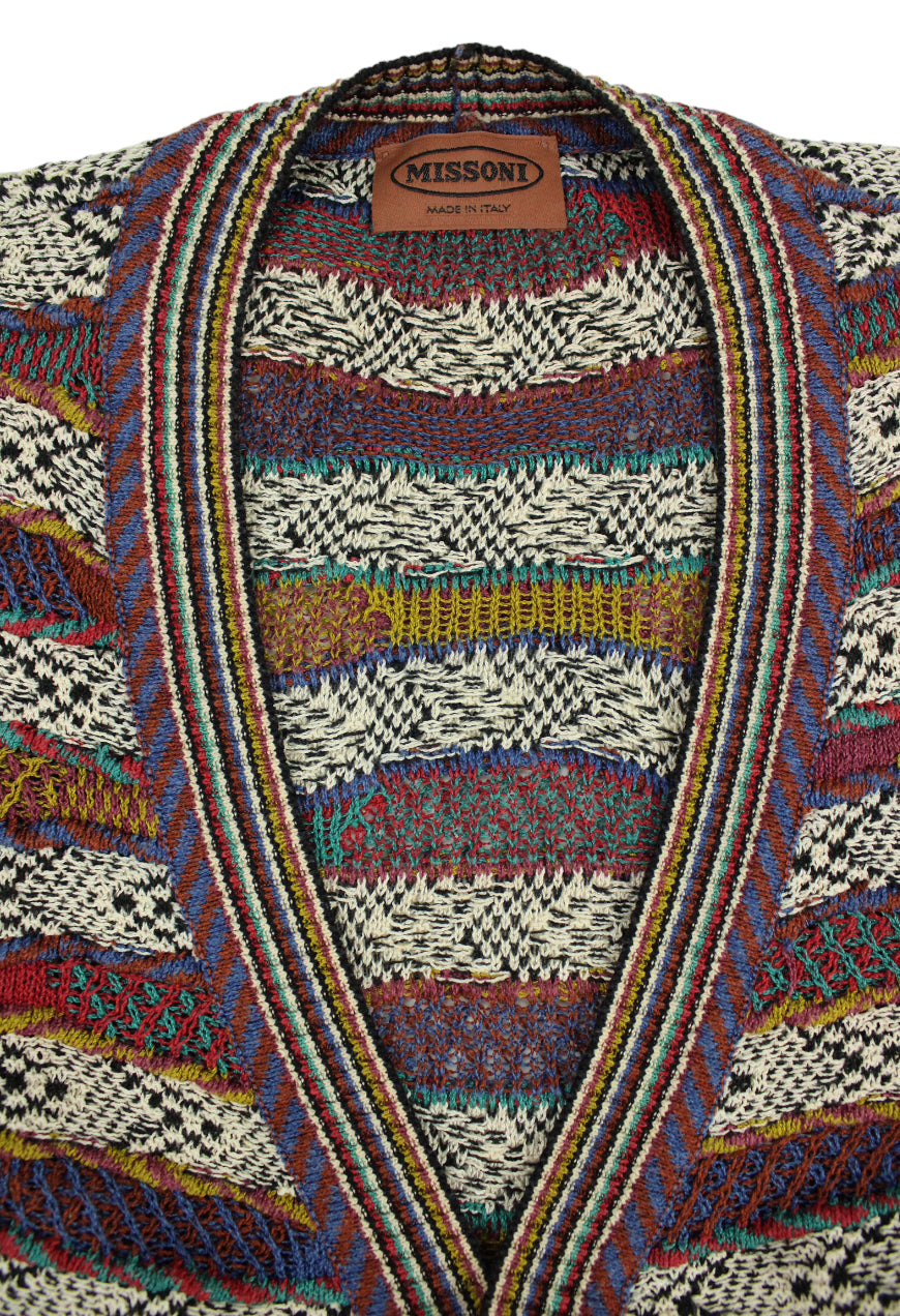 Missoni Cardigan fantasia multicolor 3D - cardigan