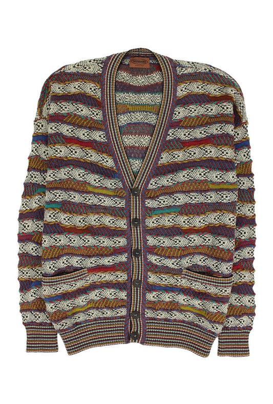 Missoni Cardigan fantasia multicolor 3D - cardigan