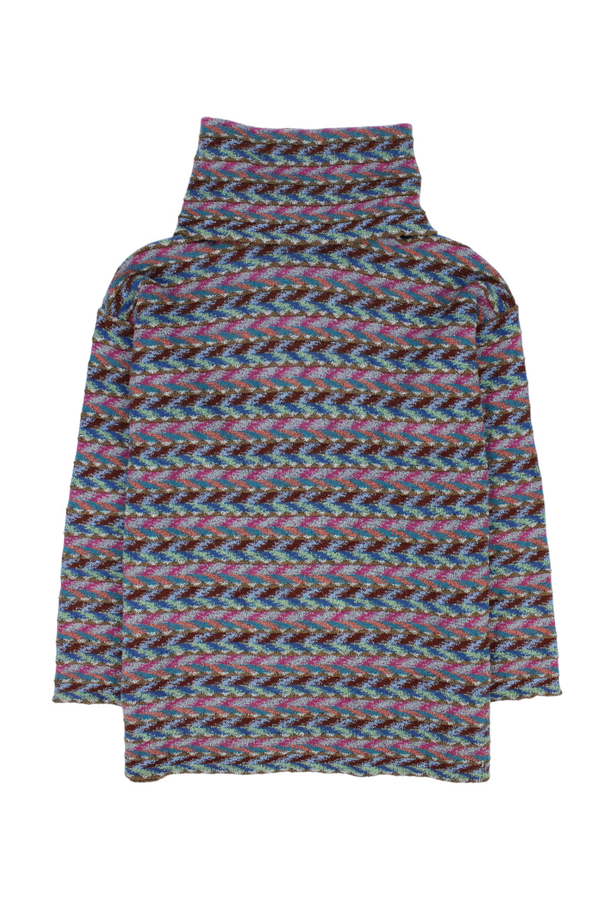 Missoni Pullover fantasia multicolor collo alto - maglione