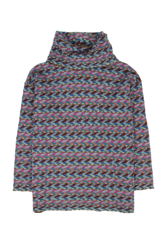 Missoni Pullover fantasia multicolor collo alto - maglione