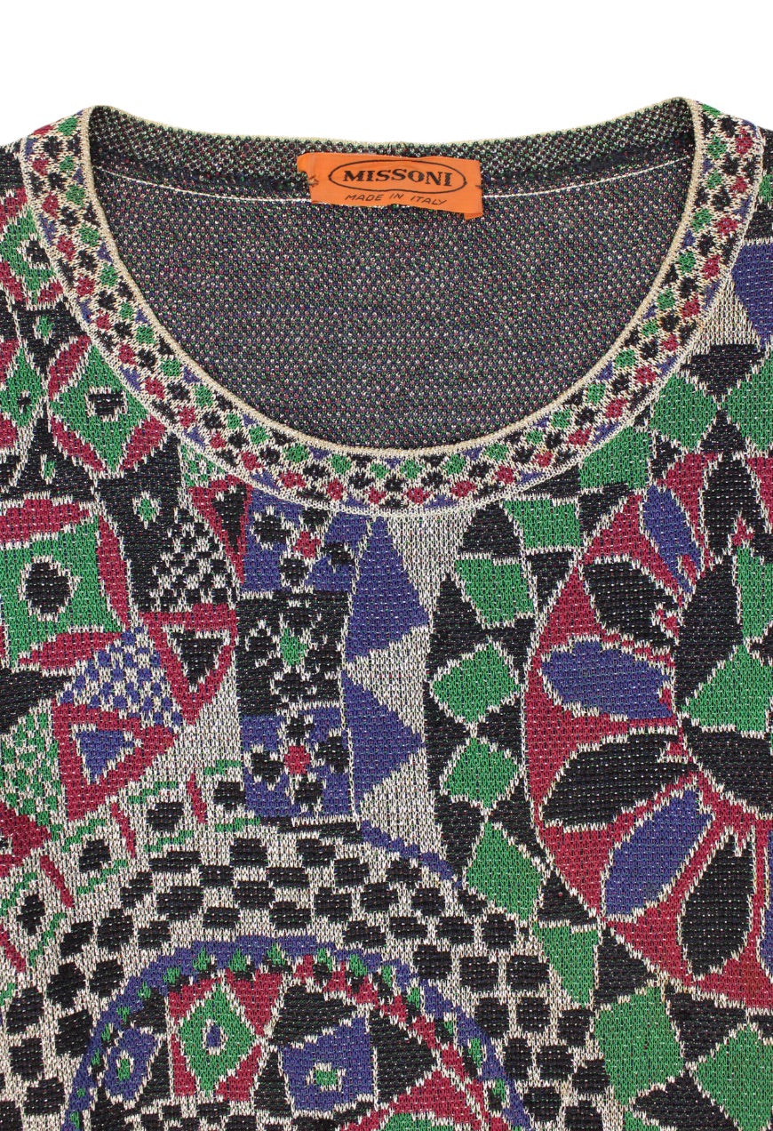 Missoni Pullover FW 1991/92 in lurex fantasia multicolor -