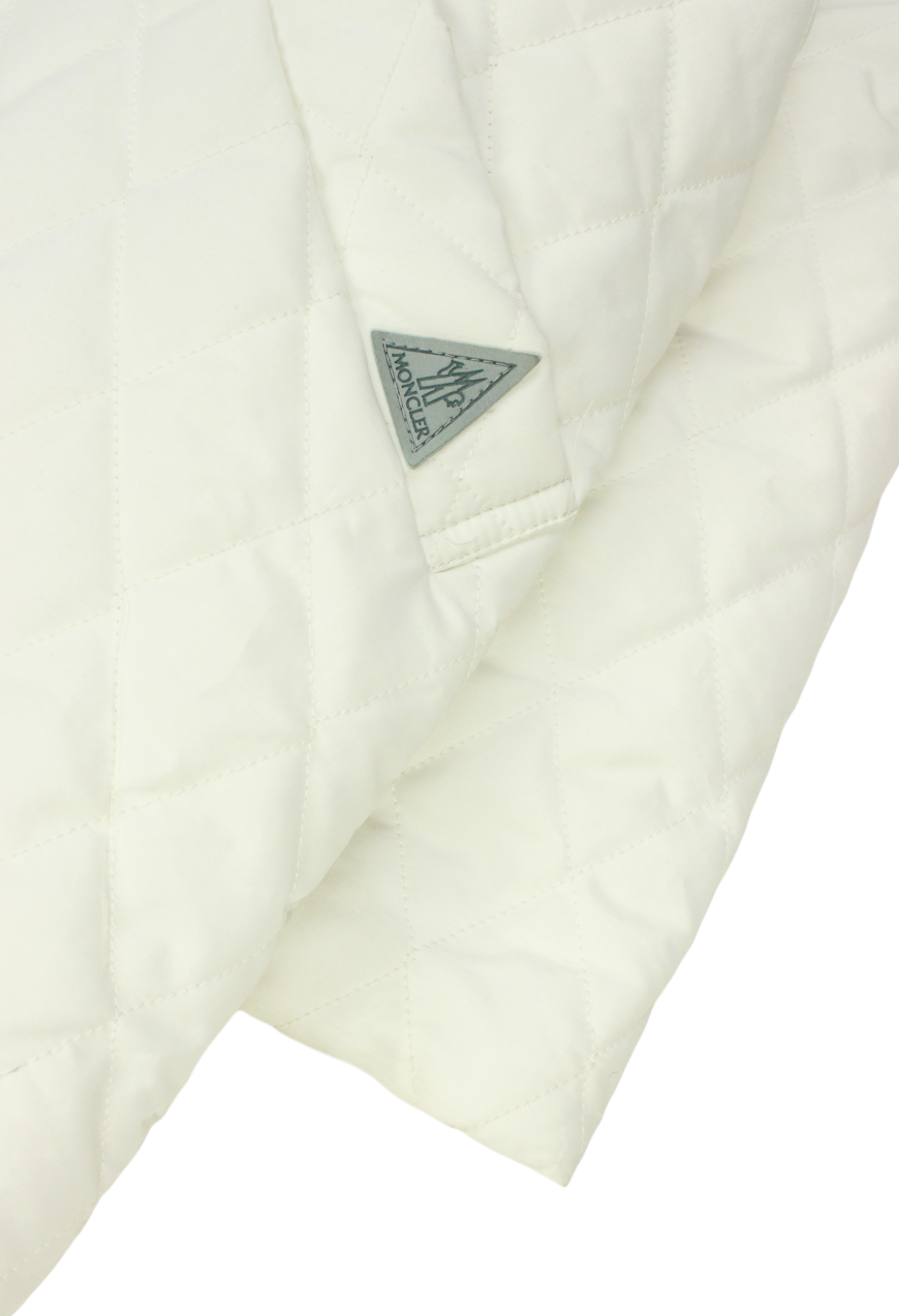 Moncler Piumino bianco con cappuccio - cappotto