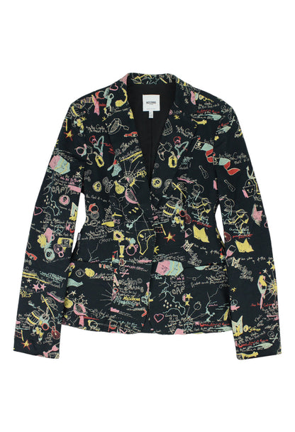 Moschino Blazer Stampa Pirati - blazer