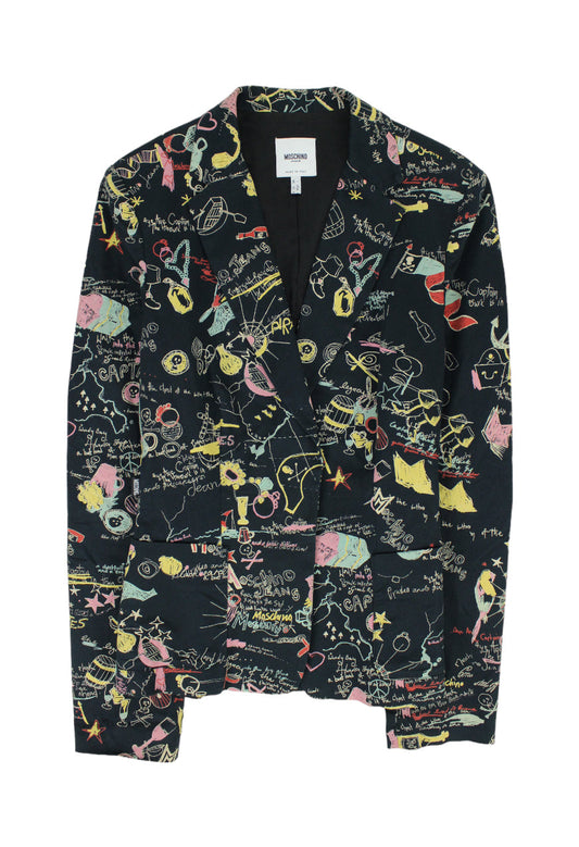 Moschino Blazer Stampa Pirati - blazer