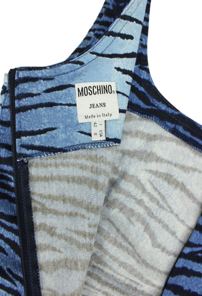 Moschino Coordinato fantasia animalier blu - coordinato