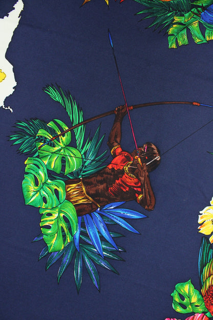 Moschino Foulard in seta fantasia Brazil 1990 - foulard