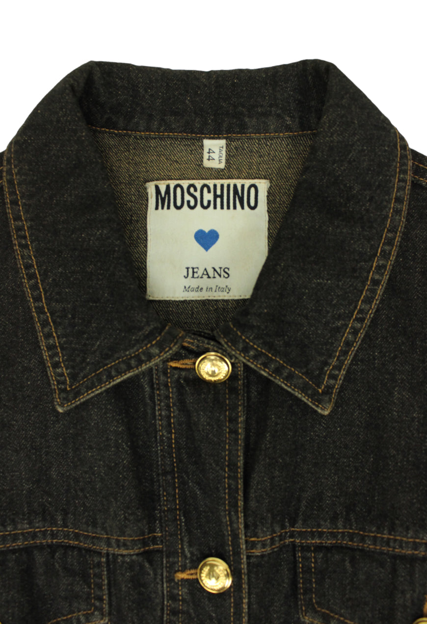 Moschino Giacca in denim scuro - giacca