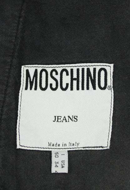 Moschino Giacca Trucker in denim scuro - giacca