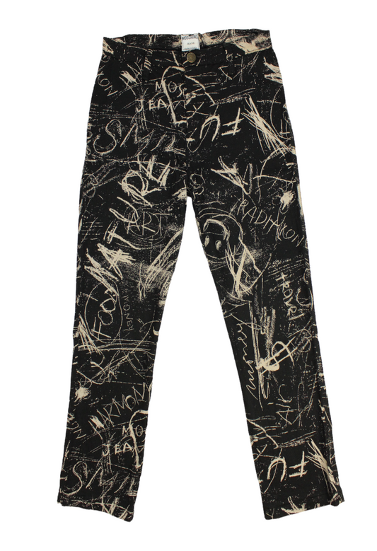 Moschino Leggings stampa graffiti - pantaloni