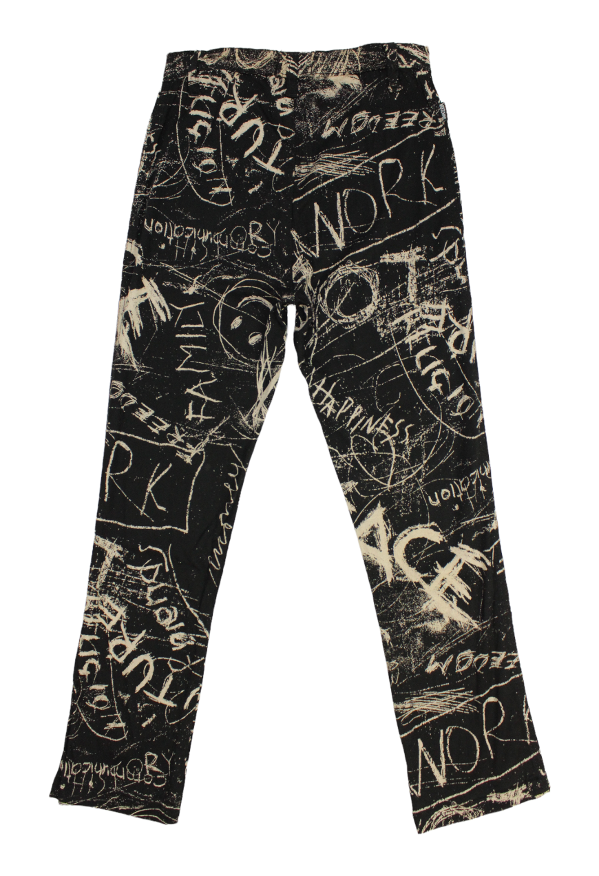 Moschino Leggings stampa graffiti - pantaloni