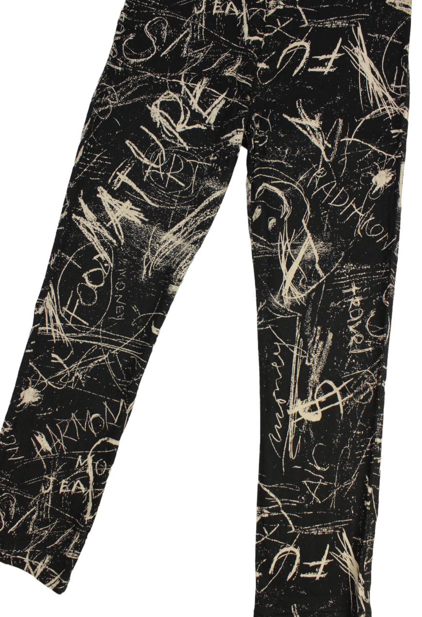 Moschino Leggings stampa graffiti - pantaloni