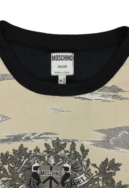 Moschino T-Shirt in viscosa stampa archivio - t-shirt