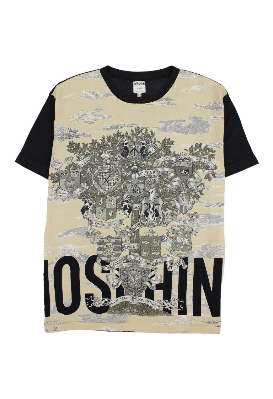 Moschino T-Shirt in viscosa stampa archivio - t-shirt