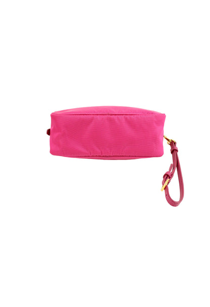 Prada Pochette in nylon Fuxia con cinturino da polso - borsa