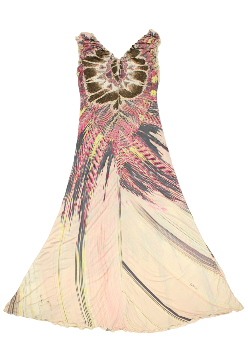 Roberto Cavalli Maxi abito con corsetto SS 2004 - vestito