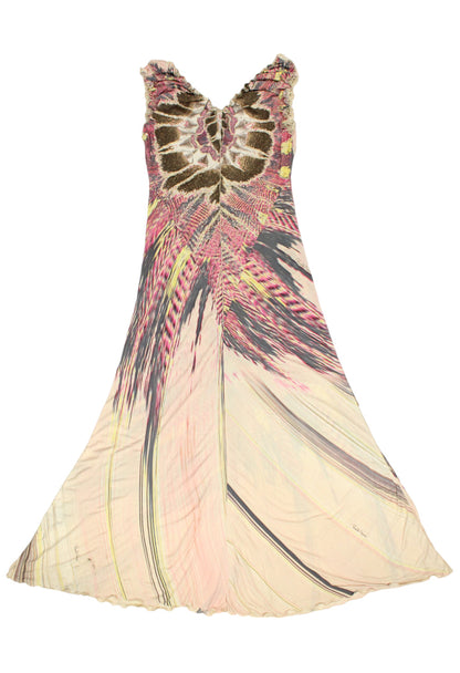 Roberto Cavalli Maxi abito con corsetto SS 2004 - vestito