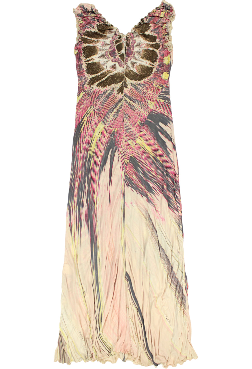 Roberto Cavalli Maxi abito con corsetto SS 2004 - vestito