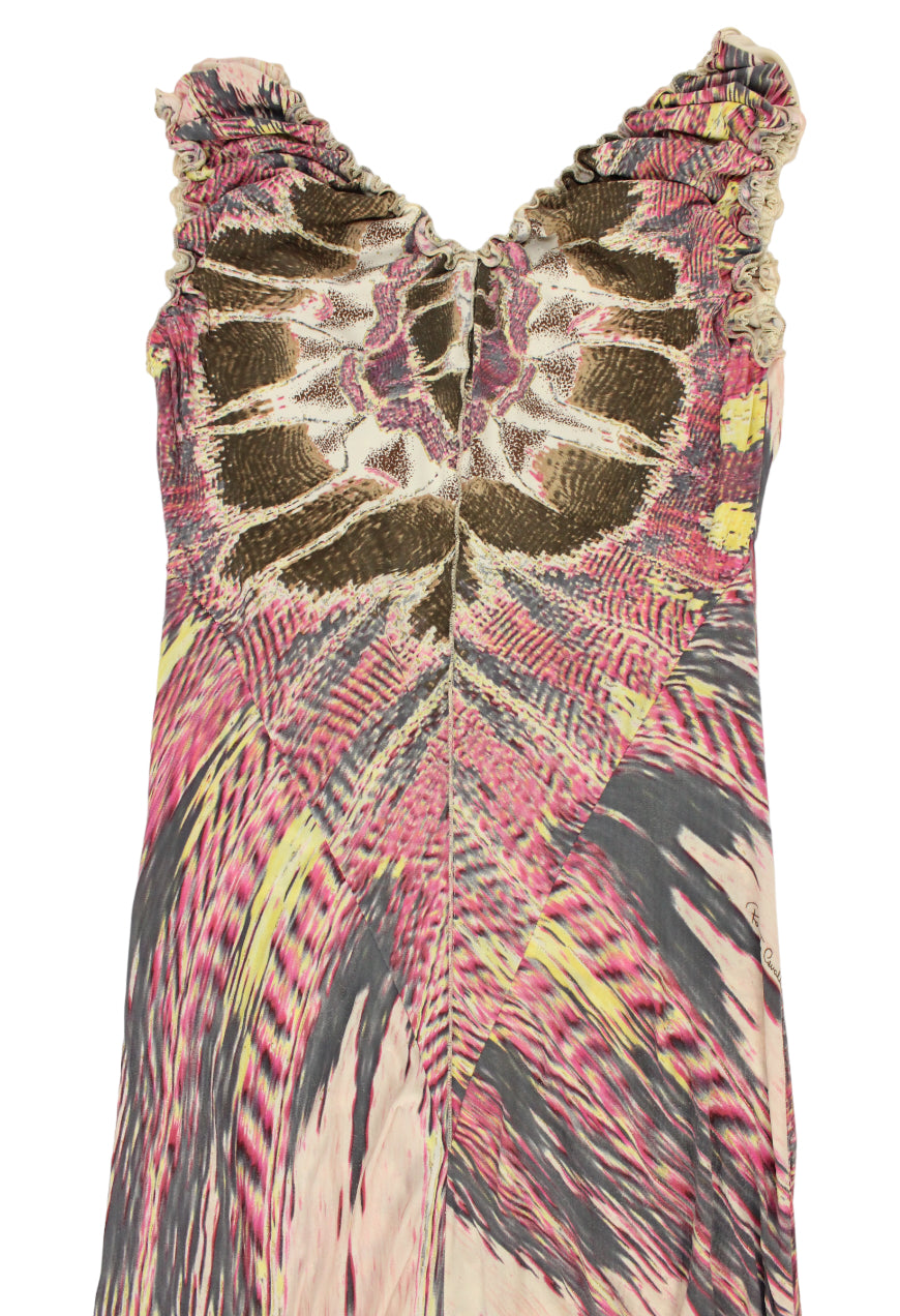 Roberto Cavalli Maxi abito con corsetto SS 2004 - vestito