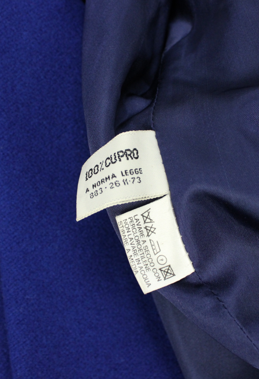 Salvatore Ferragamo Cappotto in lana blu - cappotto