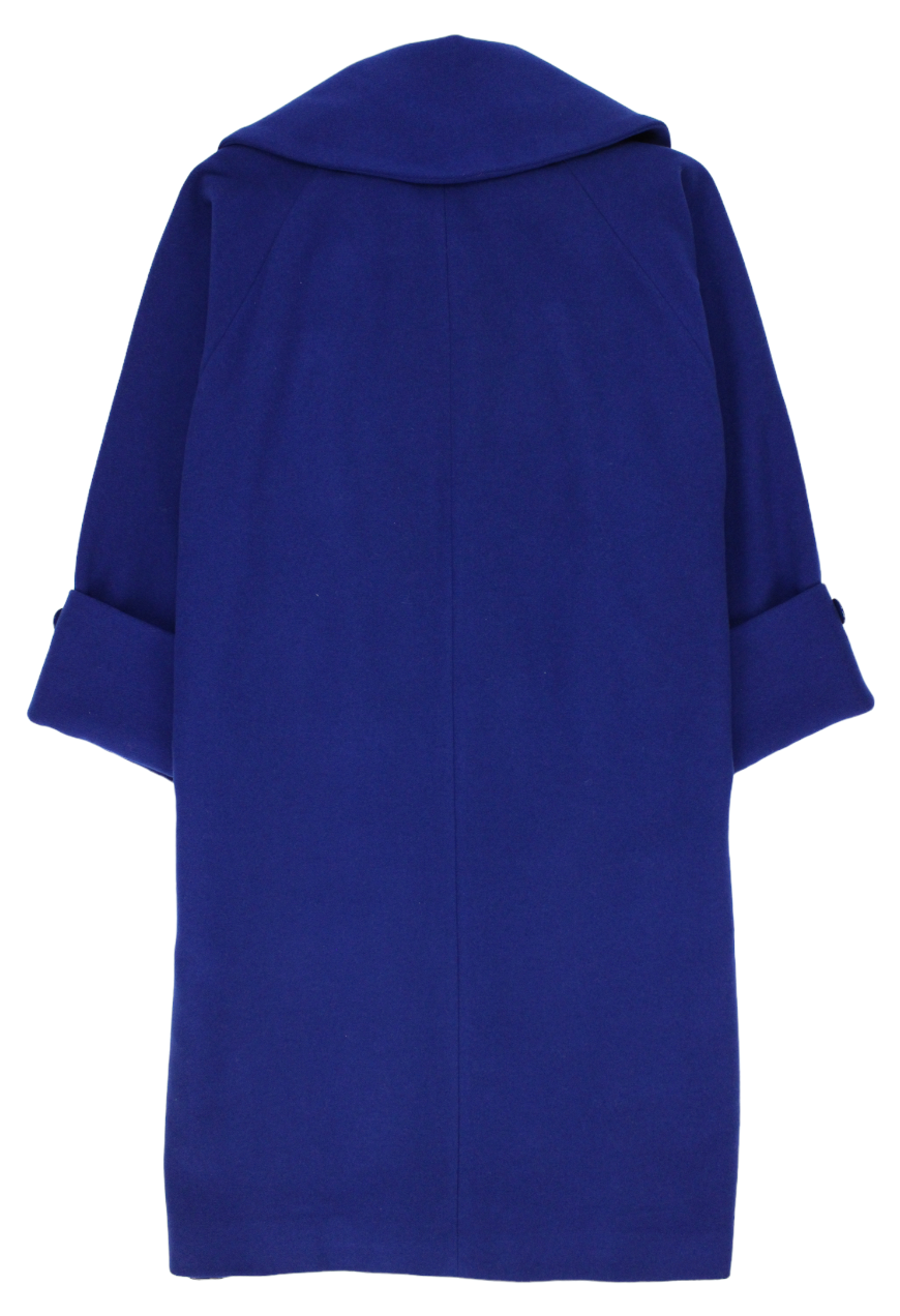 Salvatore Ferragamo Cappotto in lana blu - cappotto