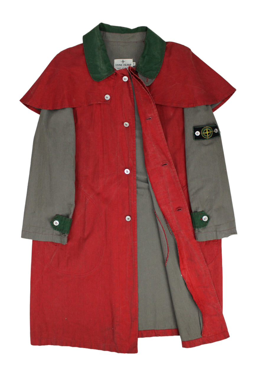 Stone Island Trench tela stella bicolore 1982 - trench