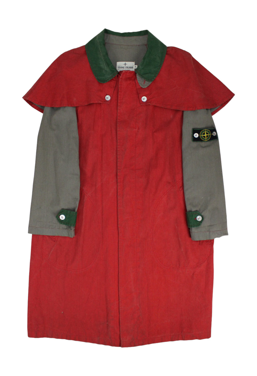 Stone Island Trench tela stella bicolore 1982 - trench