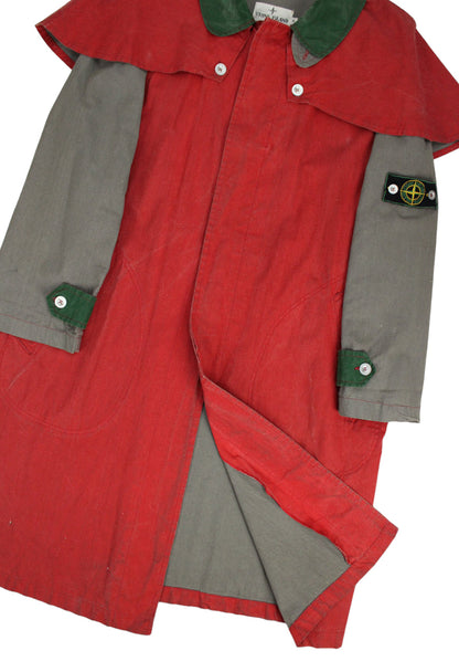 Stone Island Trench tela stella bicolore 1982 - trench