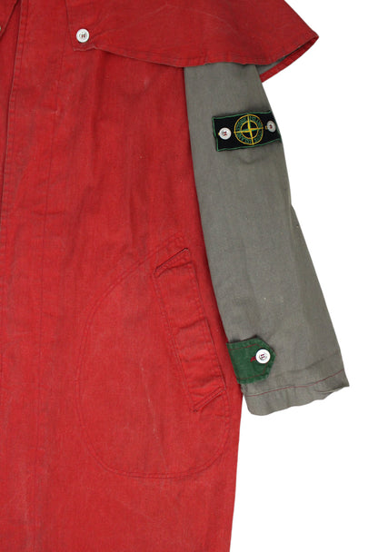 Stone Island Trench tela stella bicolore 1982 - trench