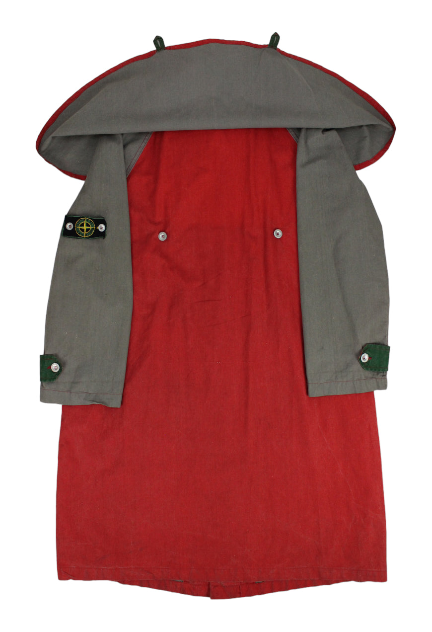 Stone Island Trench tela stella bicolore 1982 - trench