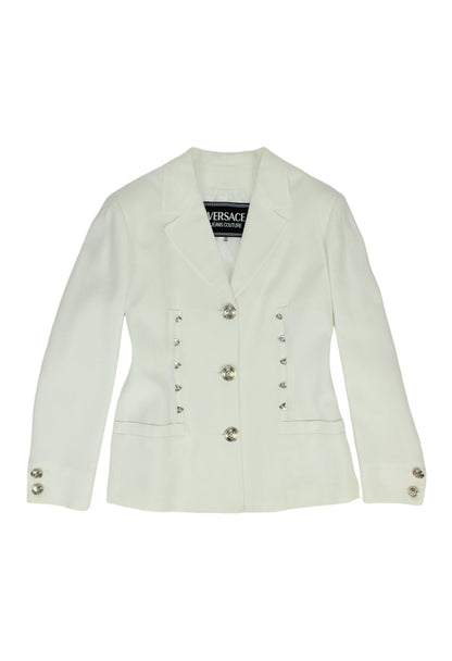 Versace Blazer modello corsetto bianco SS 1995 - blazer