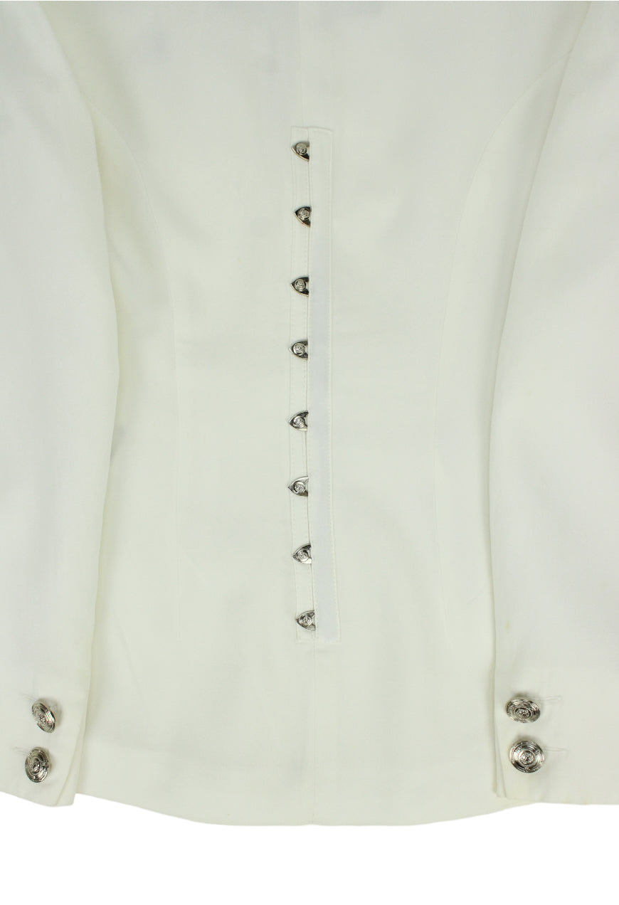 Versace Blazer modello corsetto bianco SS 1995 - blazer