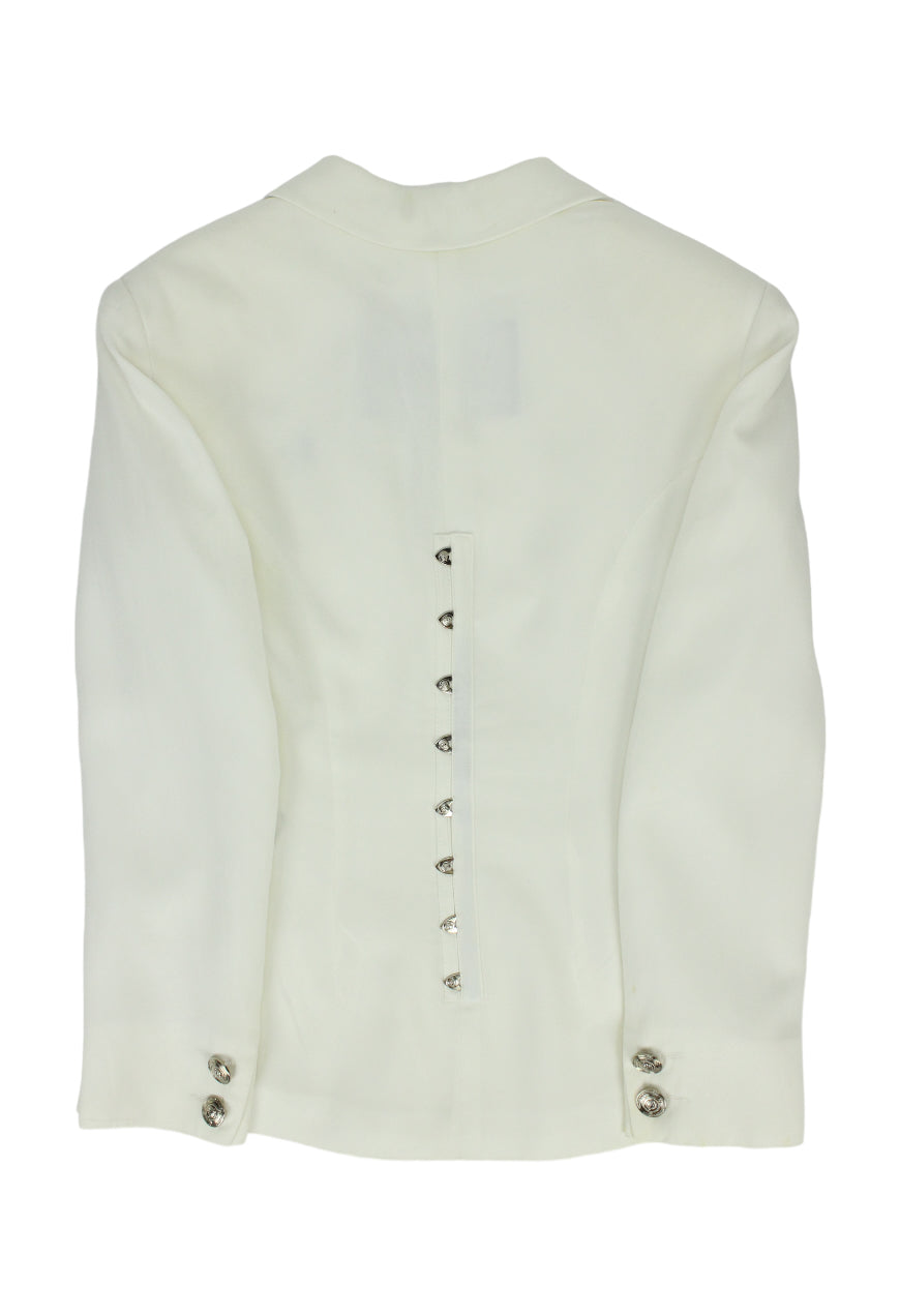 Versace Blazer modello corsetto bianco SS 1995 - blazer