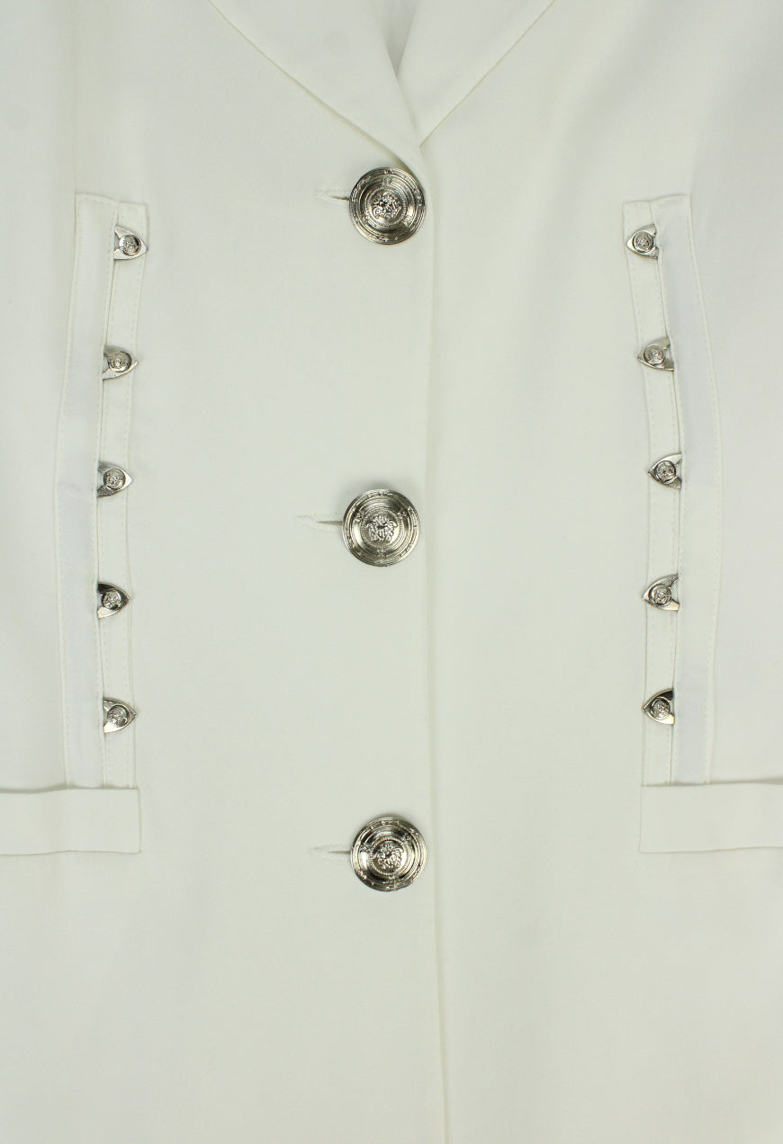 Versace Blazer modello corsetto bianco SS 1995 - blazer