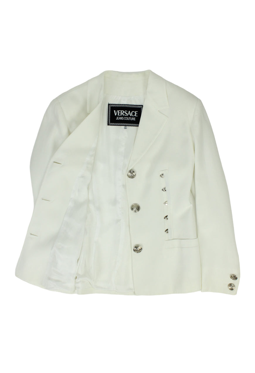 Versace Blazer modello corsetto bianco SS 1995 - blazer