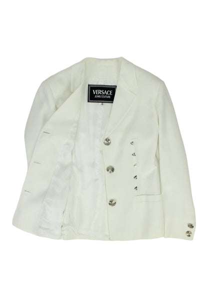 Versace Blazer modello corsetto bianco SS 1995 - blazer