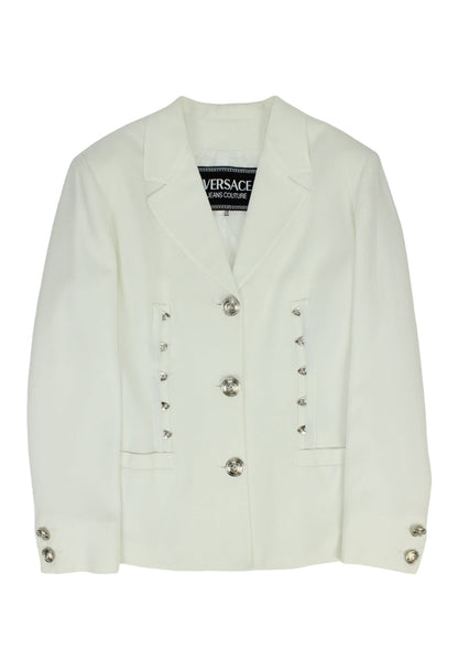 Versace Blazer modello corsetto bianco SS 1995 - blazer