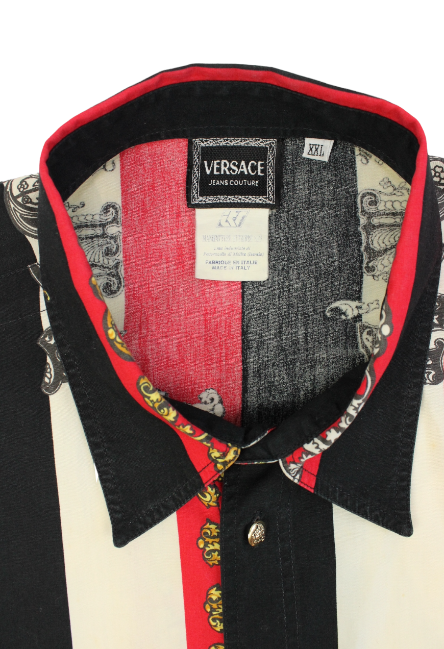 Versace Camicia stampa Rock & Royalty - camicia