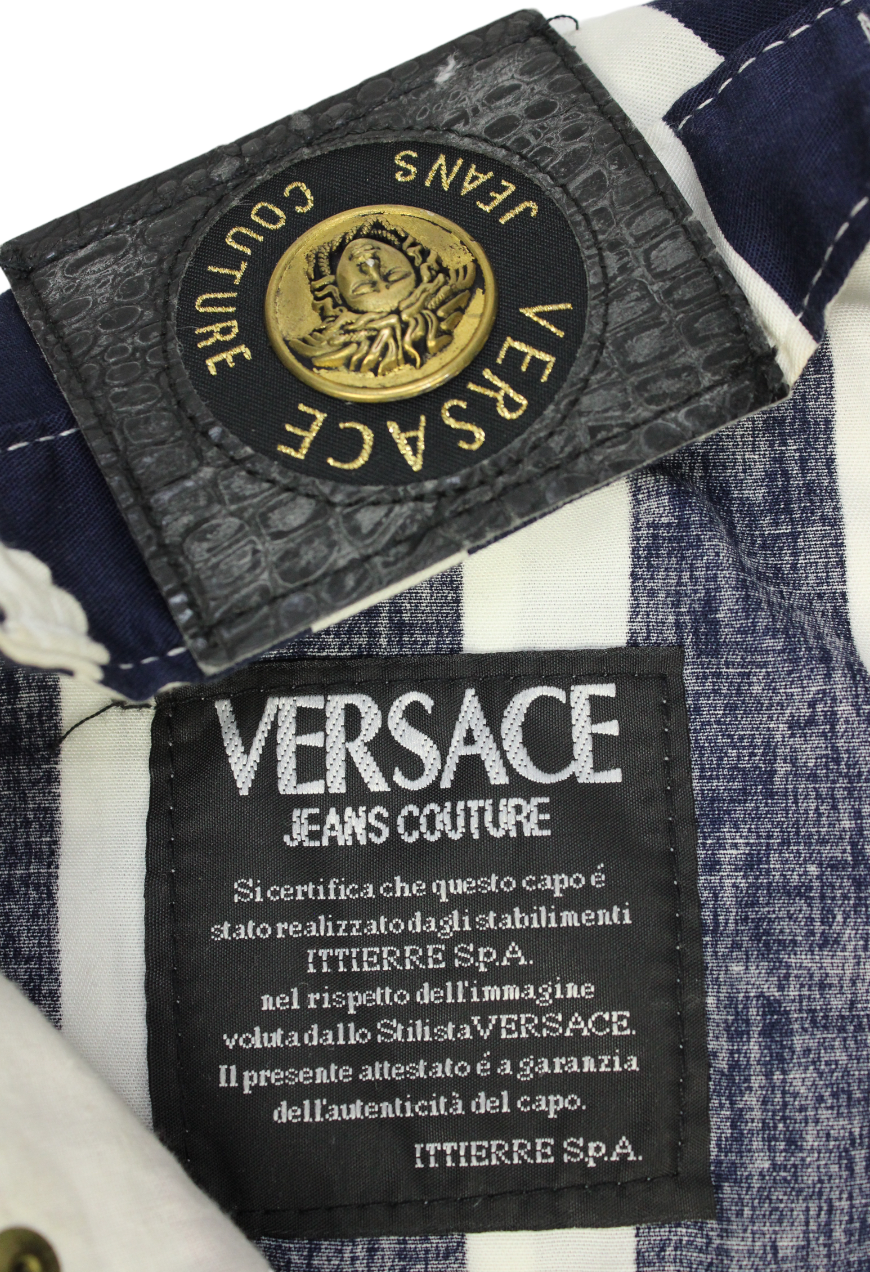 Versace Pantaloni a righe - pantaloni