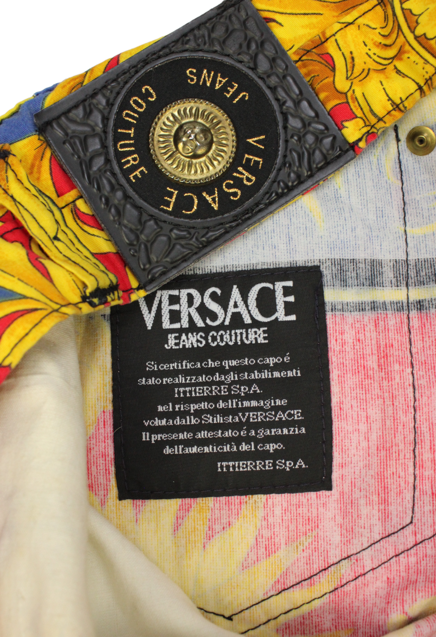 Versace Pantaloni fantasia barocca Sole - pantaloni