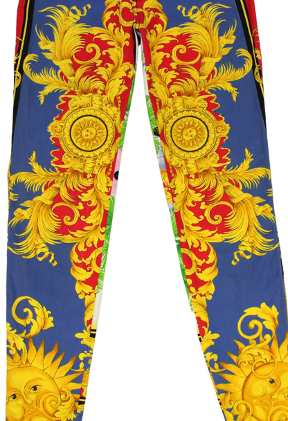 Versace Pantaloni fantasia barocca Sole - pantaloni