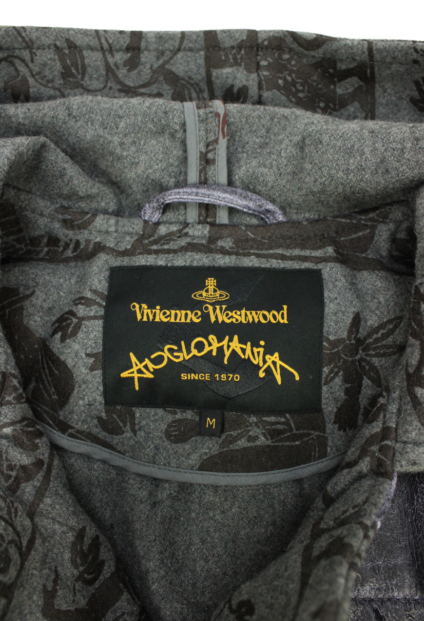 Vivienne Westwood Montgomery grigio stampato - cappotto